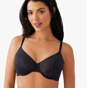 Women's Wacoal Confidence Boost Seamless Underwire Bra Black Size 32DD